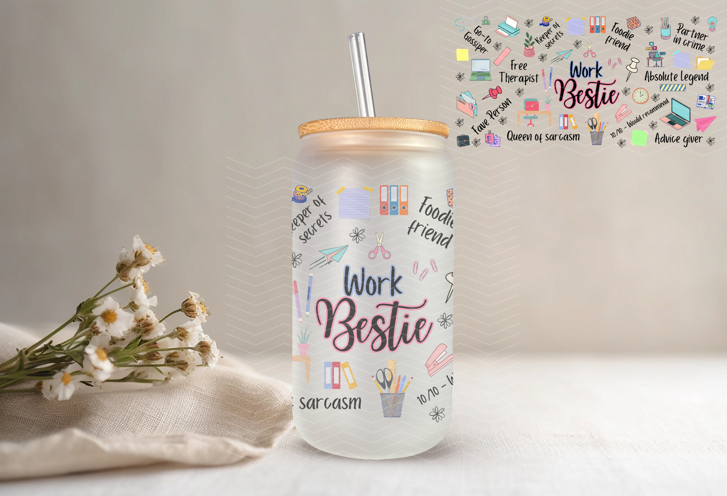16oz Libbey - Work Bestie