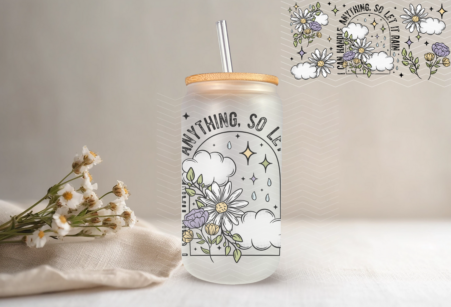 16oz Libbey - I Can Handle Anything So Let It Rain