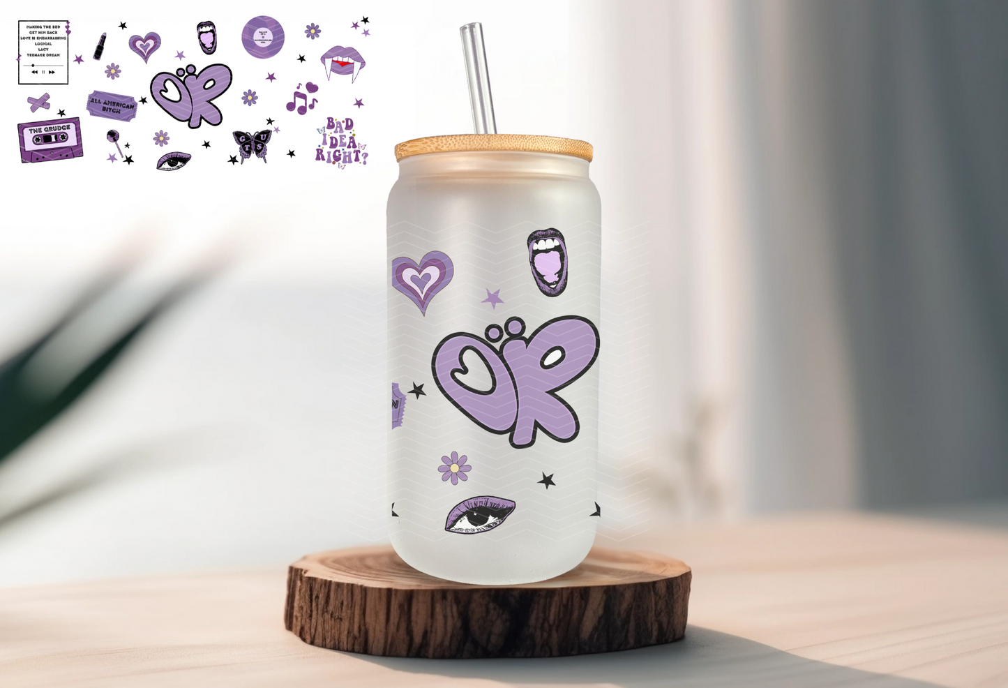 16oz Libbey - Olivia - Decals - OR