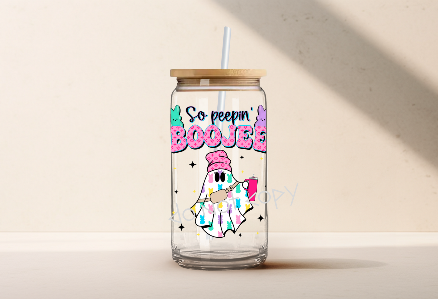 16oz Libbey - So Peepin' Boojee Ghost