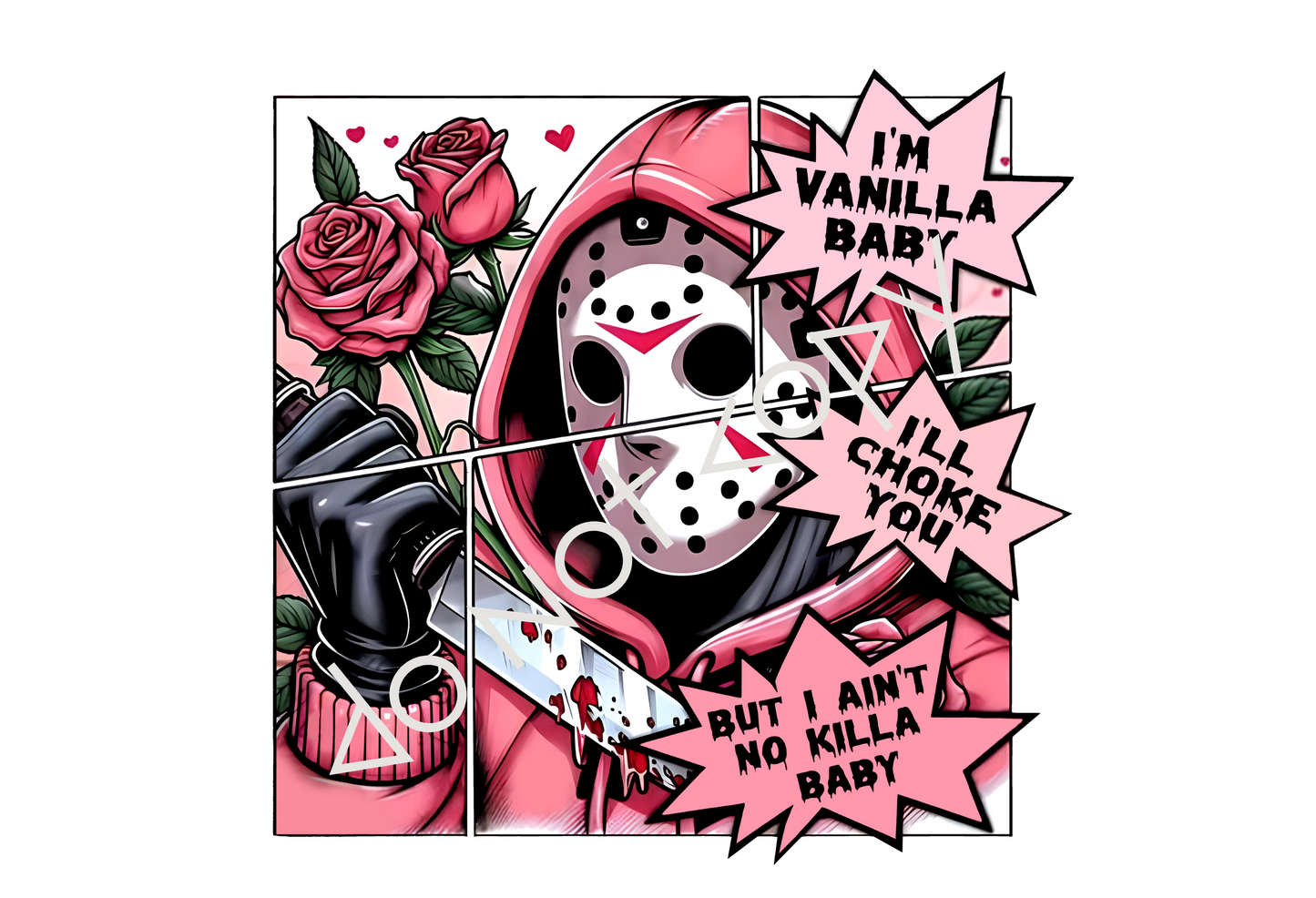 16oz Glass Cup - I'm Vanilla Baby - J