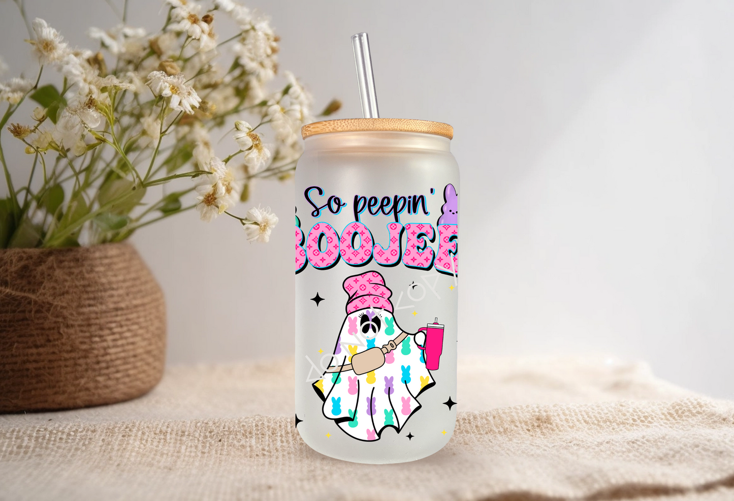 16oz Libbey - So Peepin' Boojee Ghost