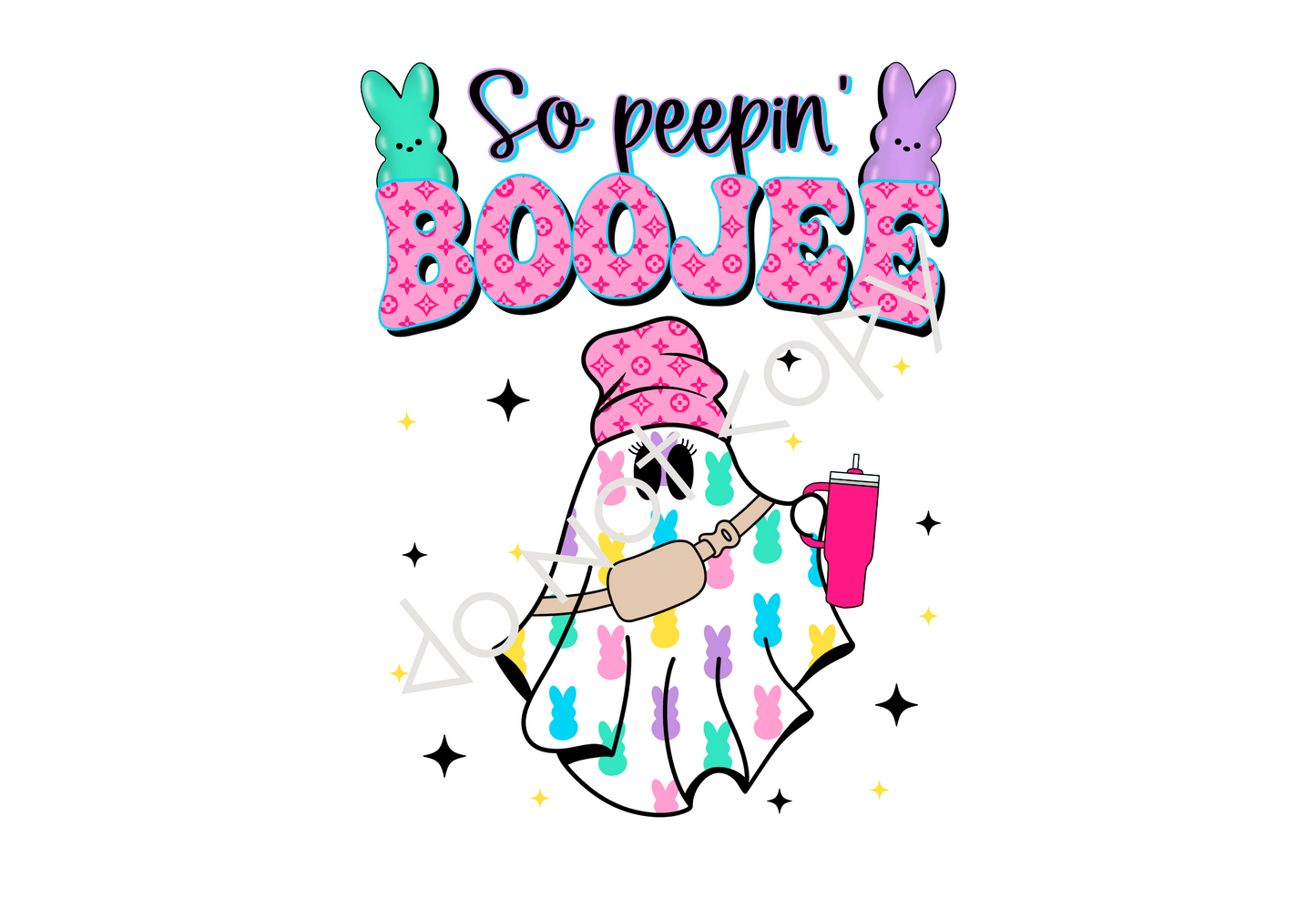 16oz Libbey - So Peepin' Boojee Ghost