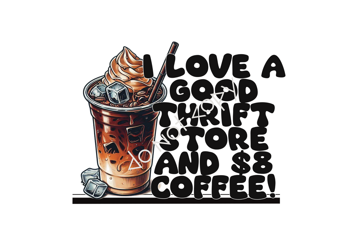 16oz Glass Cup - Good Thrift Store