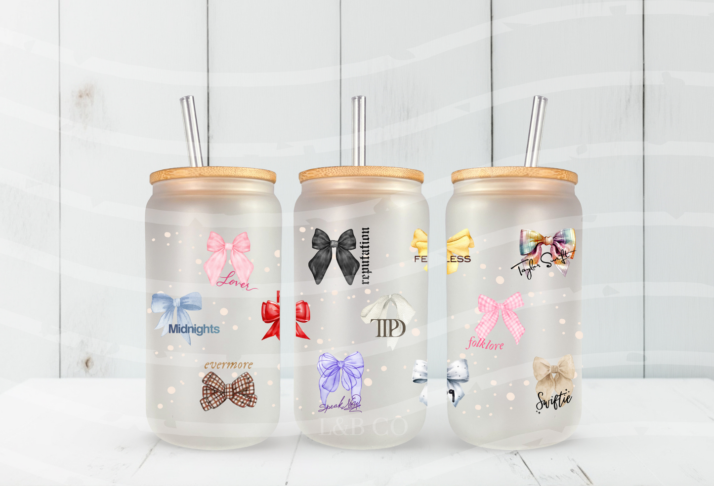 16oz Libbey - Taylor Eras Bows