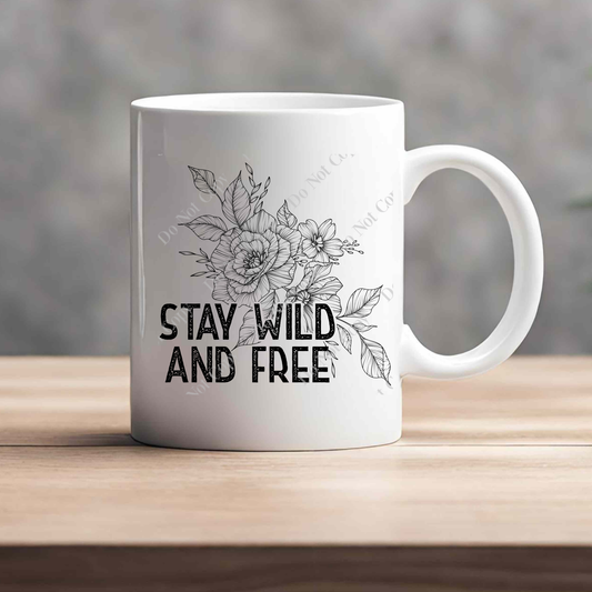 15oz Mug - Stay Wild & Free