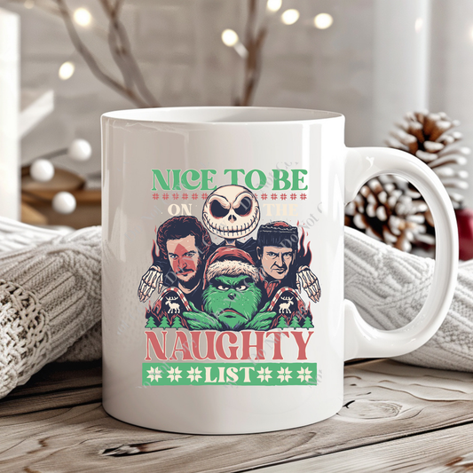 15oz Mug - Nice To Be On The Naughty List