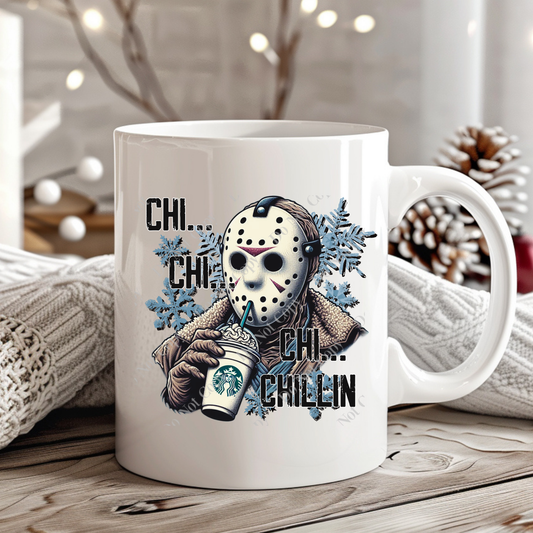 15oz Mug - Chillin' Like A Villain - J