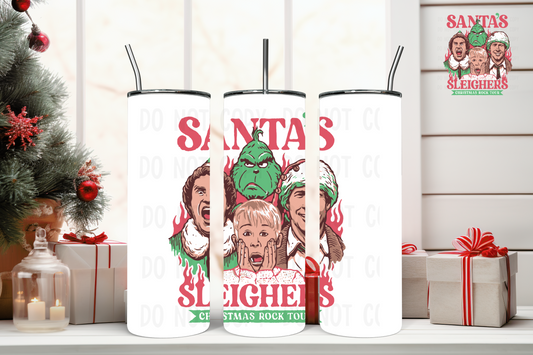 20oz Tumbler - Santa's Sleighers