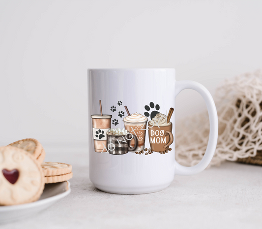 15oz Mug - Dog Mom Coffee