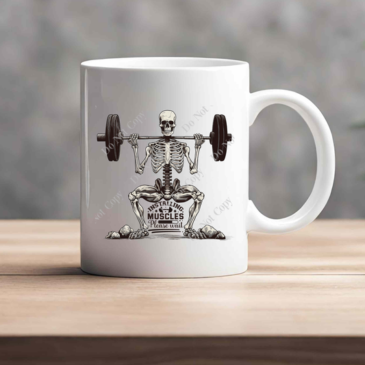 15oz Mug - Installing Muscles Please Wait