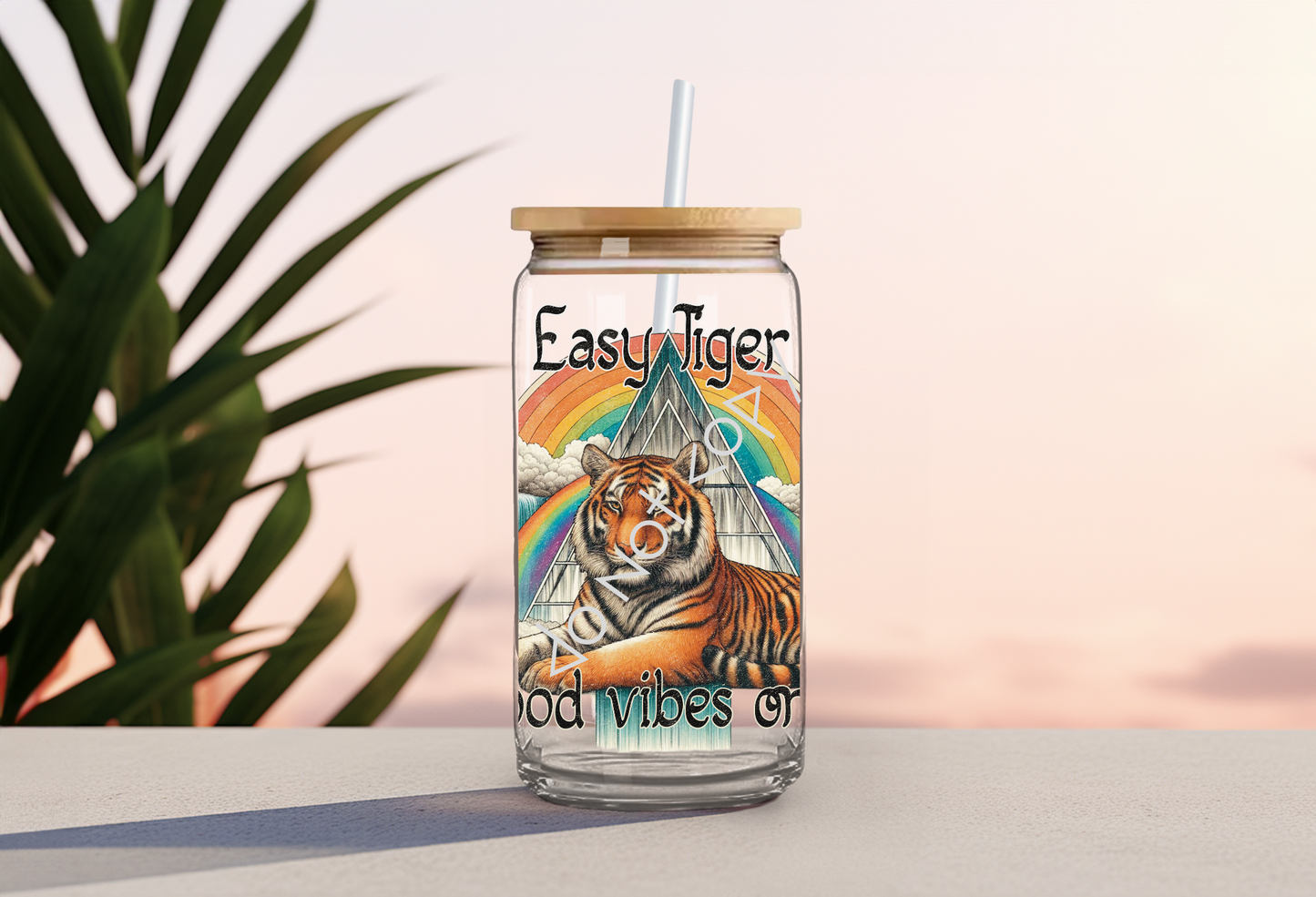 16oz Libbey - Easy Tiger Good Vibes Only