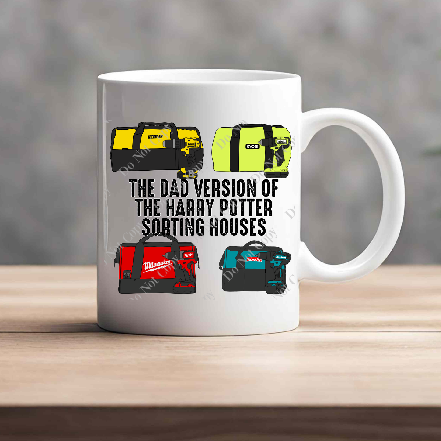 15oz Mug - The Dad Version Of The HP Sorting Houses