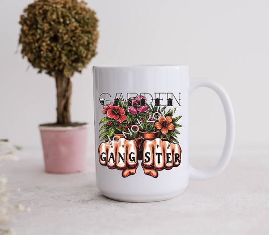 15oz Mug - Garden Gangster