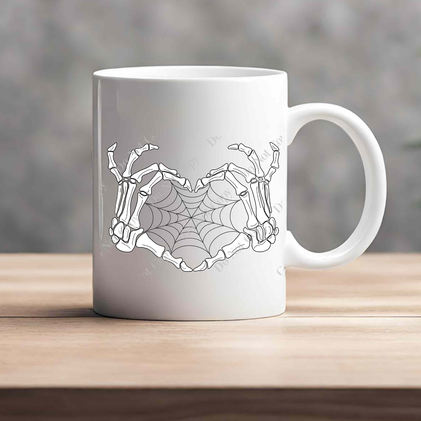 15oz Mug - Skellie Heart Web