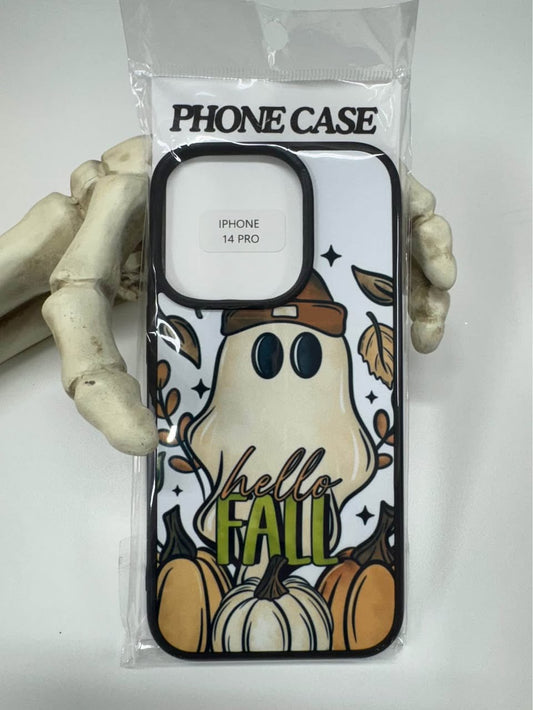 Hello Fall Ghost iPhone 14 Pro Case