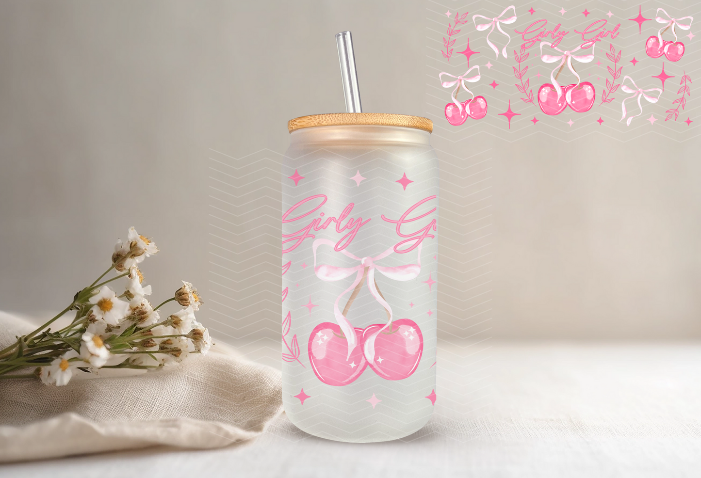 16oz Libbey - Girly Girl