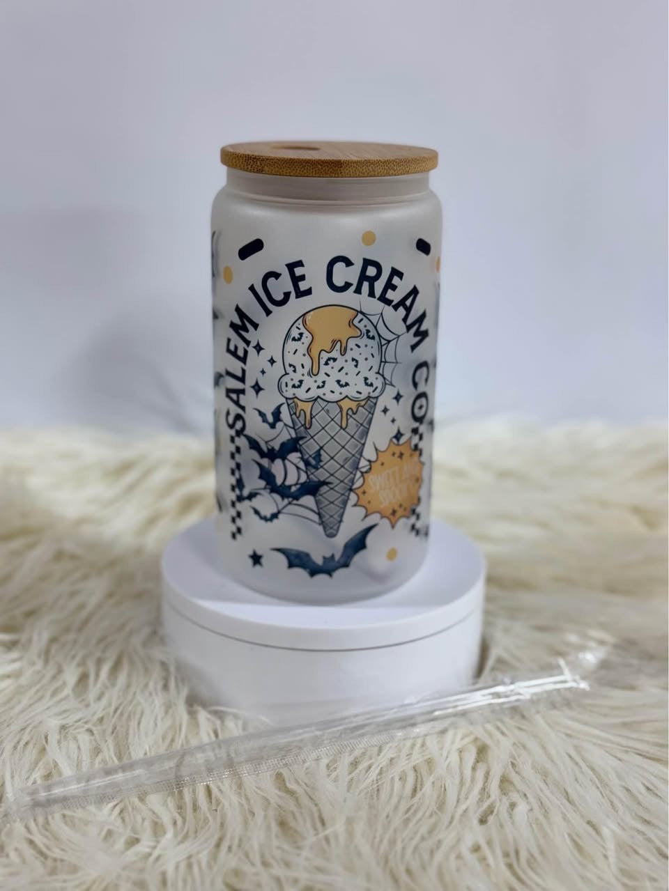 16oz Glass Libby Cup - Salem Ice Cream Co