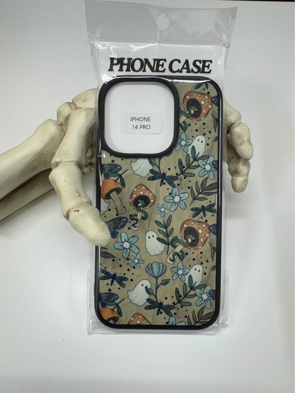 Mushrooms & Ghosts iPhone 14 Pro Case